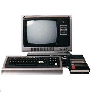 TRS-80 with tape drive